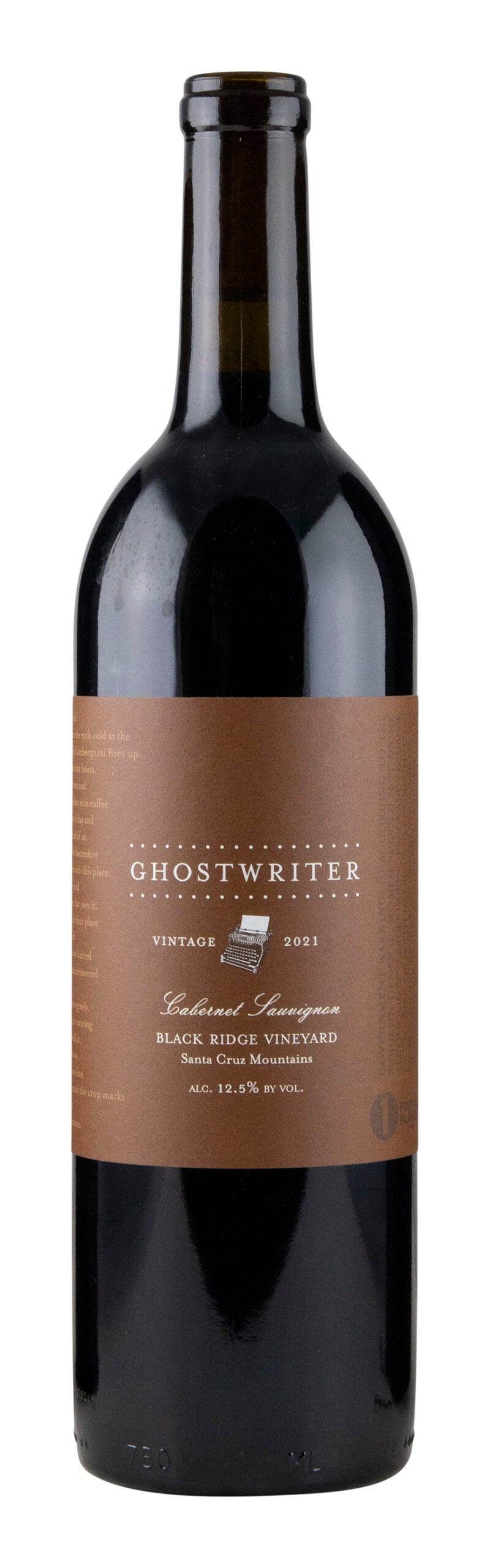 Ghostwriter Cabernet Sauvignon Black Ridge Santa Cruz Mountains 2022