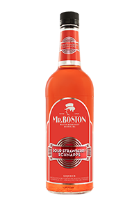Mr Boston Sour Strawberry Schnapps