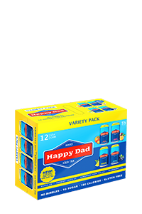 Happy Dad Iced Tea Variety 12pk Cans (Case of 2 Bottles)