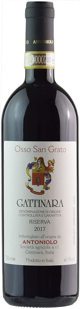 Gattinara Riserva 'Osso San Grato', Antoniolo 2017