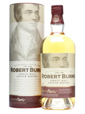Arran Single Malt Robert Burns Scotch Whiskey