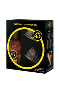 Licor 43 Original w/Minibeer Glasses (Case of 6 Bottles)