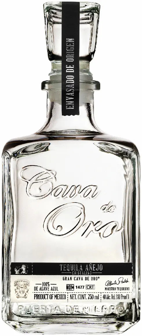 Cava de Oro Extra Anejo Cristalino Tequila