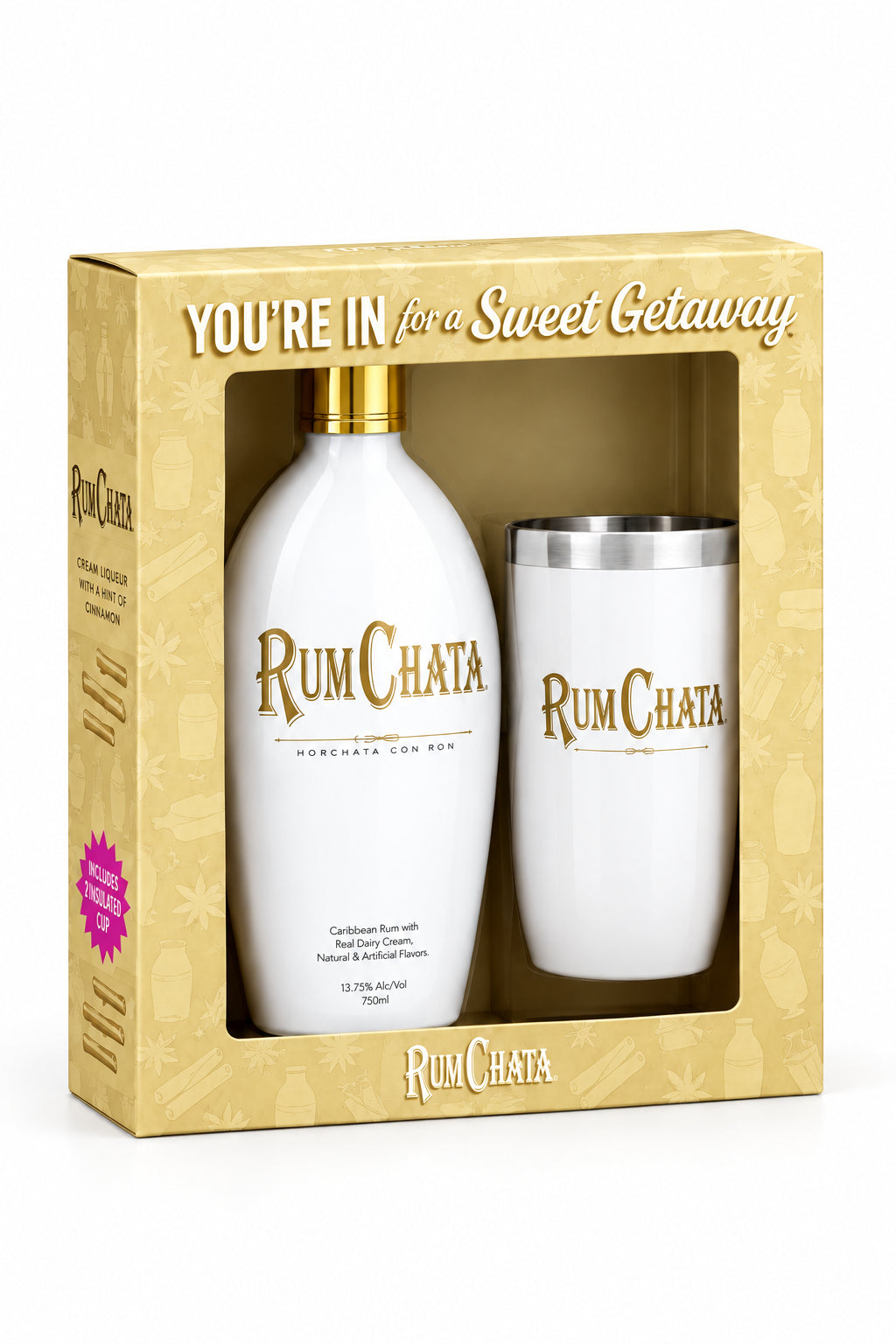 Rum Chata Cream Liqueur w/Coffee Mug (Case of 6 Bottles)