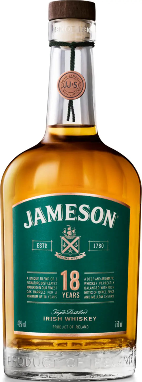Jameson Irish Whiskey 18 Year