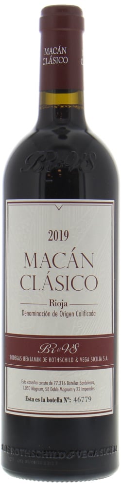 Vega Sicilia Rioja Macan Classico 2019