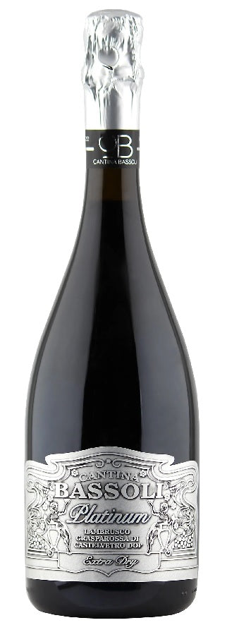 Cantina Bassoli Lambrusco Grasparossa di Castelvetro Platinum Extra Dry