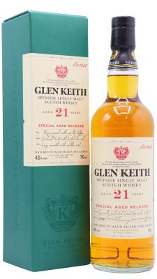 Secret Speyside Glen Keith 31 Year Single Malt Scotch Whiskey