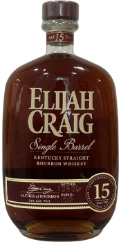 Elijah Craig Bourbon 15 Year Single Barrel