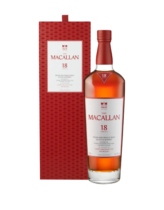The Macallan Sherry Oak Scotch Single Malt 18 Year