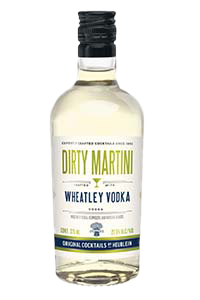 Original Cocktails by Heublein Wheatley Dirty Martini (Case of 12 Bottles)