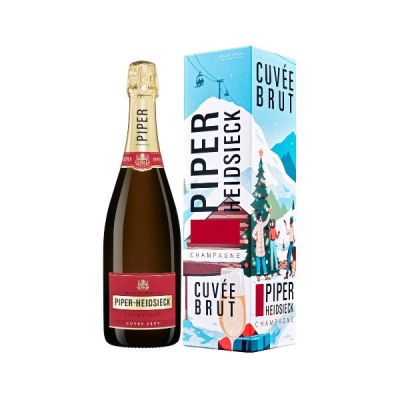 Champagne Piper Heidsieck Cuvee Brut (Winter Gift Box)