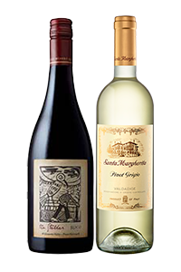 Roco Pinot Noir Stalker/Santa Margherita Pinot Grigio Combo (12+4)