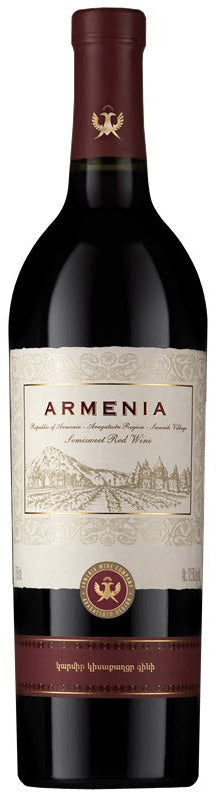 ARMENIA RED SEMI-SWEET WINE 750ML/6