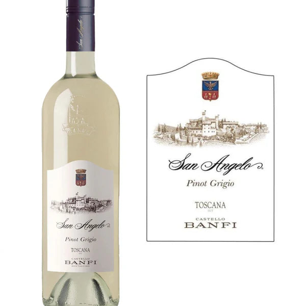 Banfi Pinot Grigio San Angelo Tray Pack 2024 (Case of 12 Bottles)
