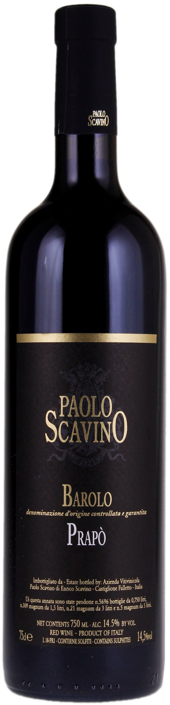 Barolo 'Prapo', Paolo Scavino 2019