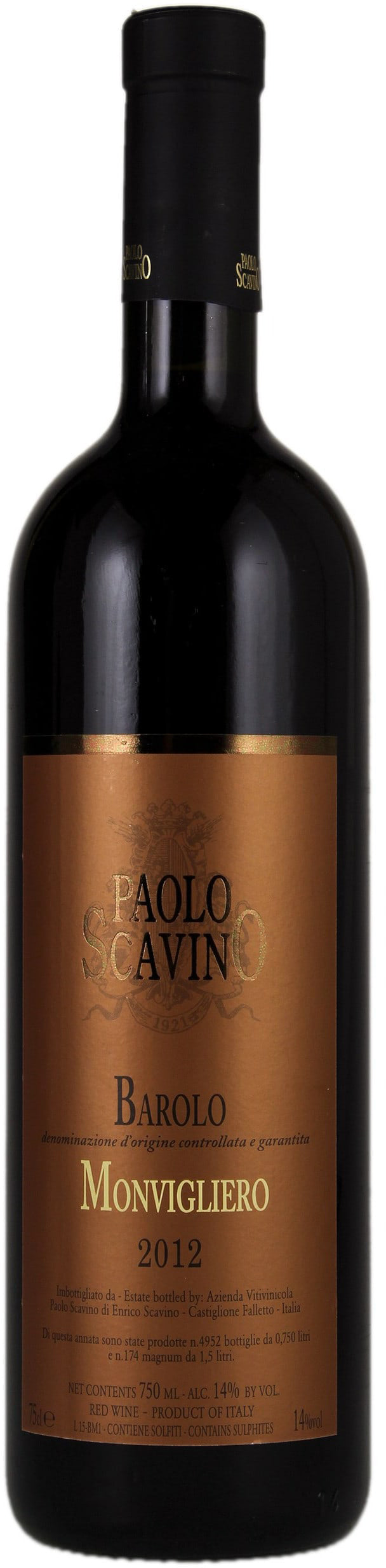 Barolo 'Monvigliero', Paolo Scavino 2012