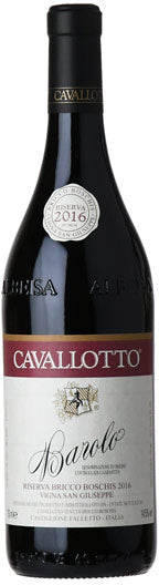 Barolo Riserva 'San Giuseppe', Cavallotto 2016
