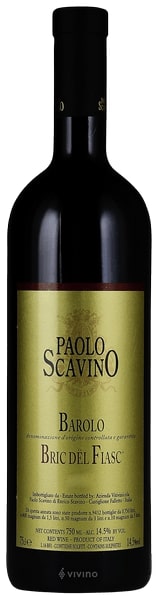 Barolo 'Bric del Fiasc', Paolo Scavino 2015