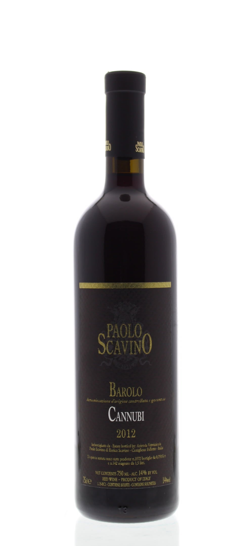 Barolo 'Cannubi', Paolo Scavino 2012