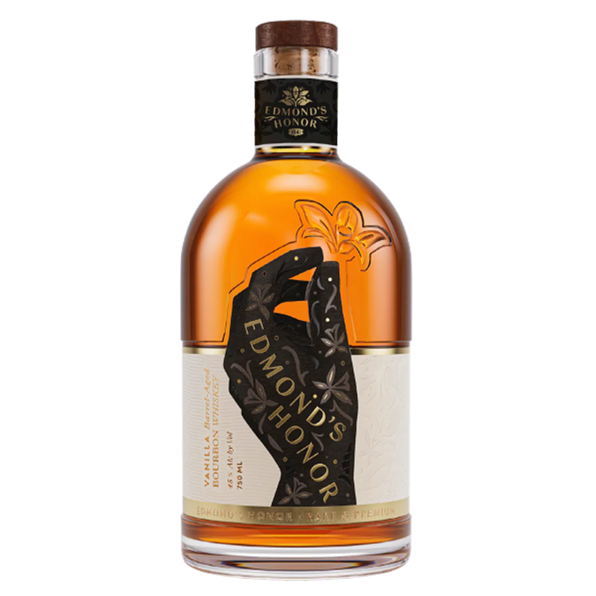Edmond's Honor Straight Bourbon Whiskey Finished In Vanilla Cognac Casks