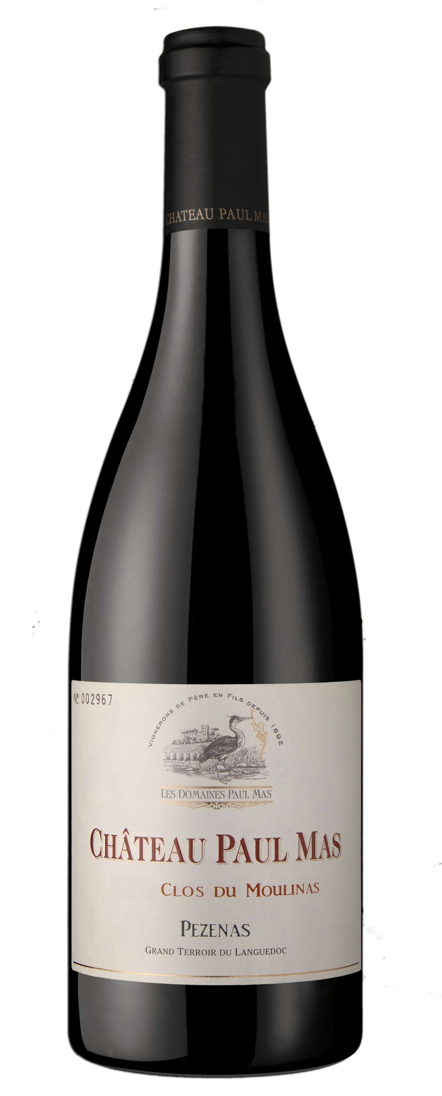 CH PAUL MAS CLOS DU MOULINAS CRU PEZENAS 2015