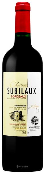 Chateau Subilaux Bordeaux 2017