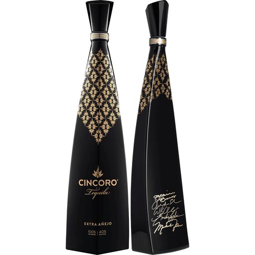 Cincoro Tequila Extra Anejo signed bottle
