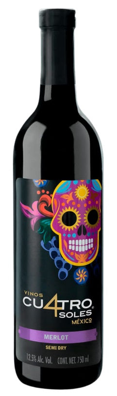 Cu4tro Soles Merlot Semi Dry (Case only)