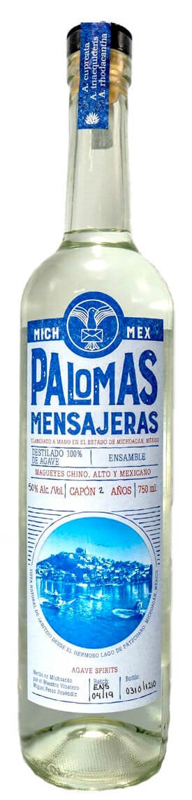 Destilado de Agave, Mexicano Capon, Palomas Mensajeras
