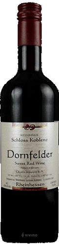 Dornfelder Sweet Red Wine 2018