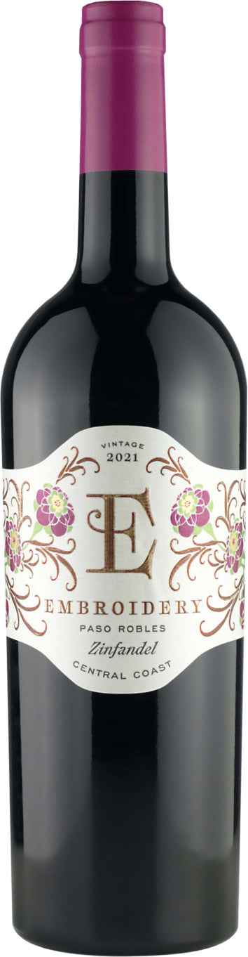 EMBROIDERY PASO ROBLES ZINFADEL 2021 (Case only)