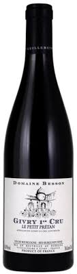 Givry Rouge 1er "Le Petit Pretan", Domaine Besson 2021