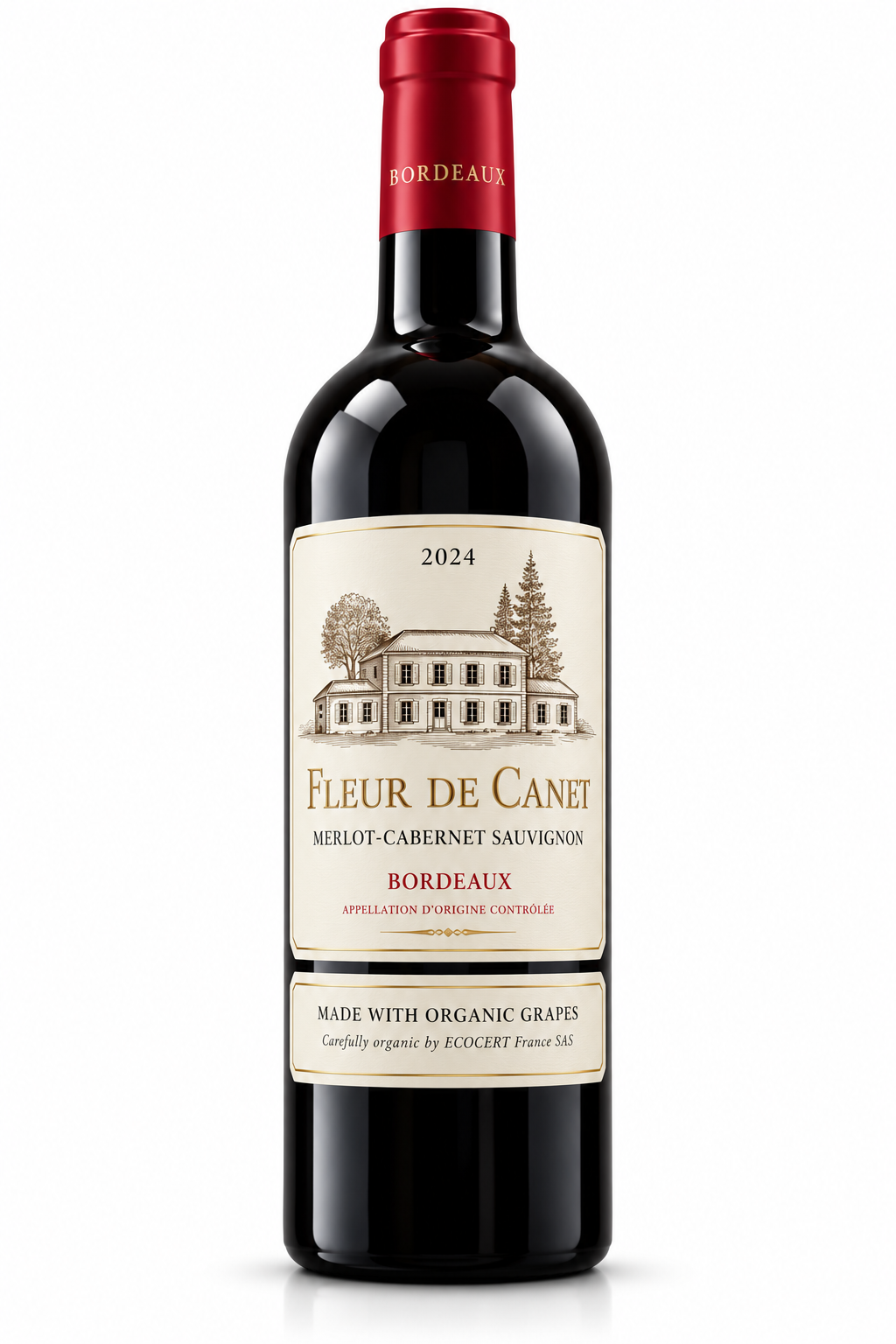 Fleur De Canet Bordeaux Rouge Organic 2024