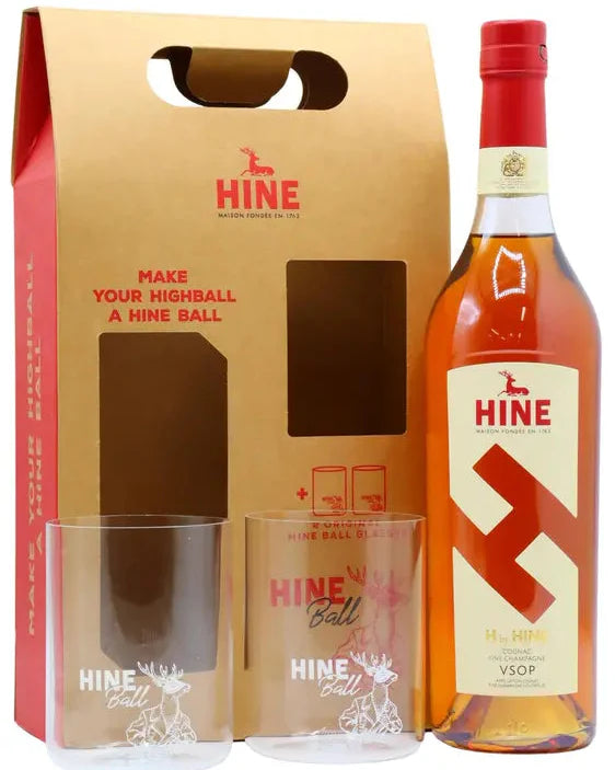 Thomas Hine & Co. H by Hine VSOP Cognac (with 2 Glasses)