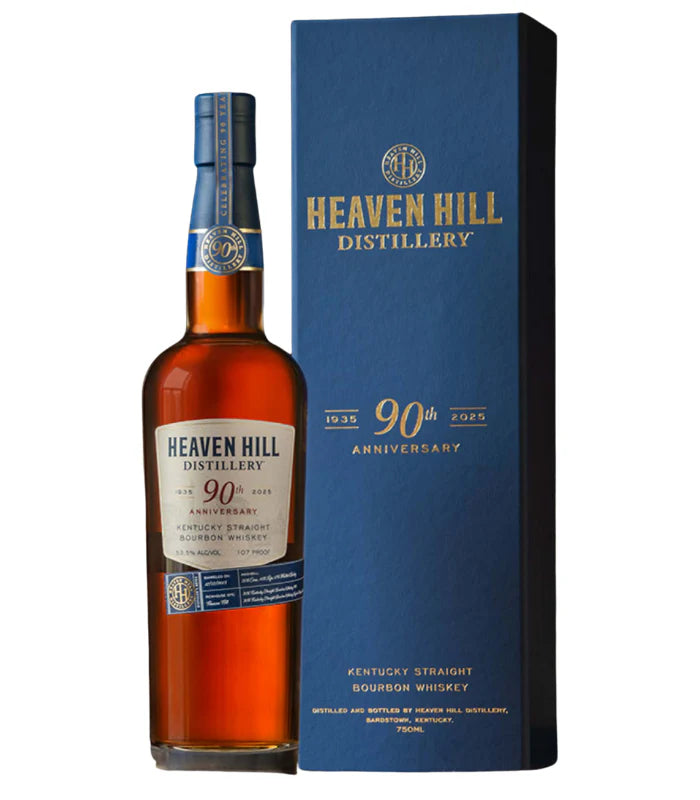 Heaven Hill 90th Anniversary Historic Tribute 9 Year Bourbon Old Kentucky Straight Bourbon Whiskey