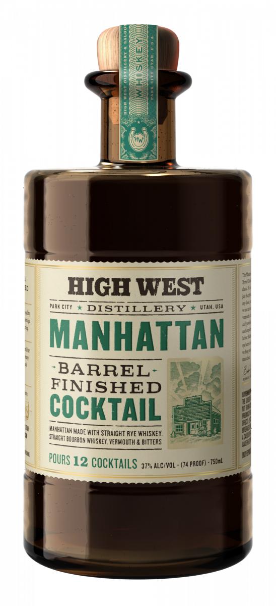 High West Manhattan Barrel Finished Cocktail