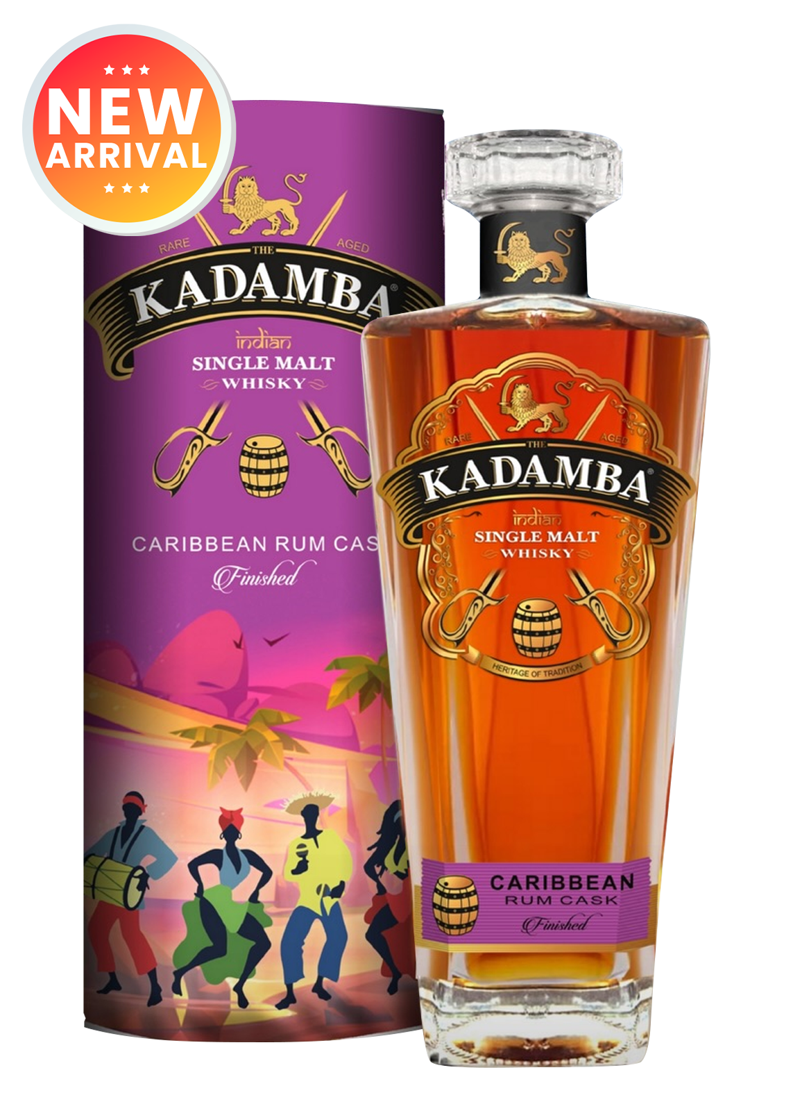 Kadamba Caribbean Rum Cask Finished India Single Malt Whisky