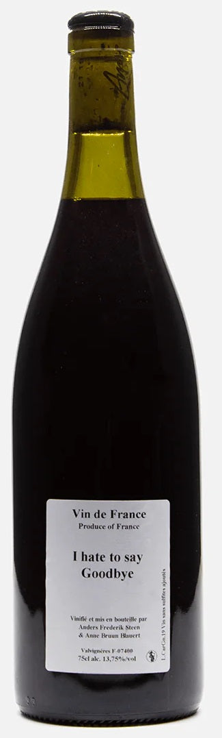 I hate to say goodbye VDF Red 2019