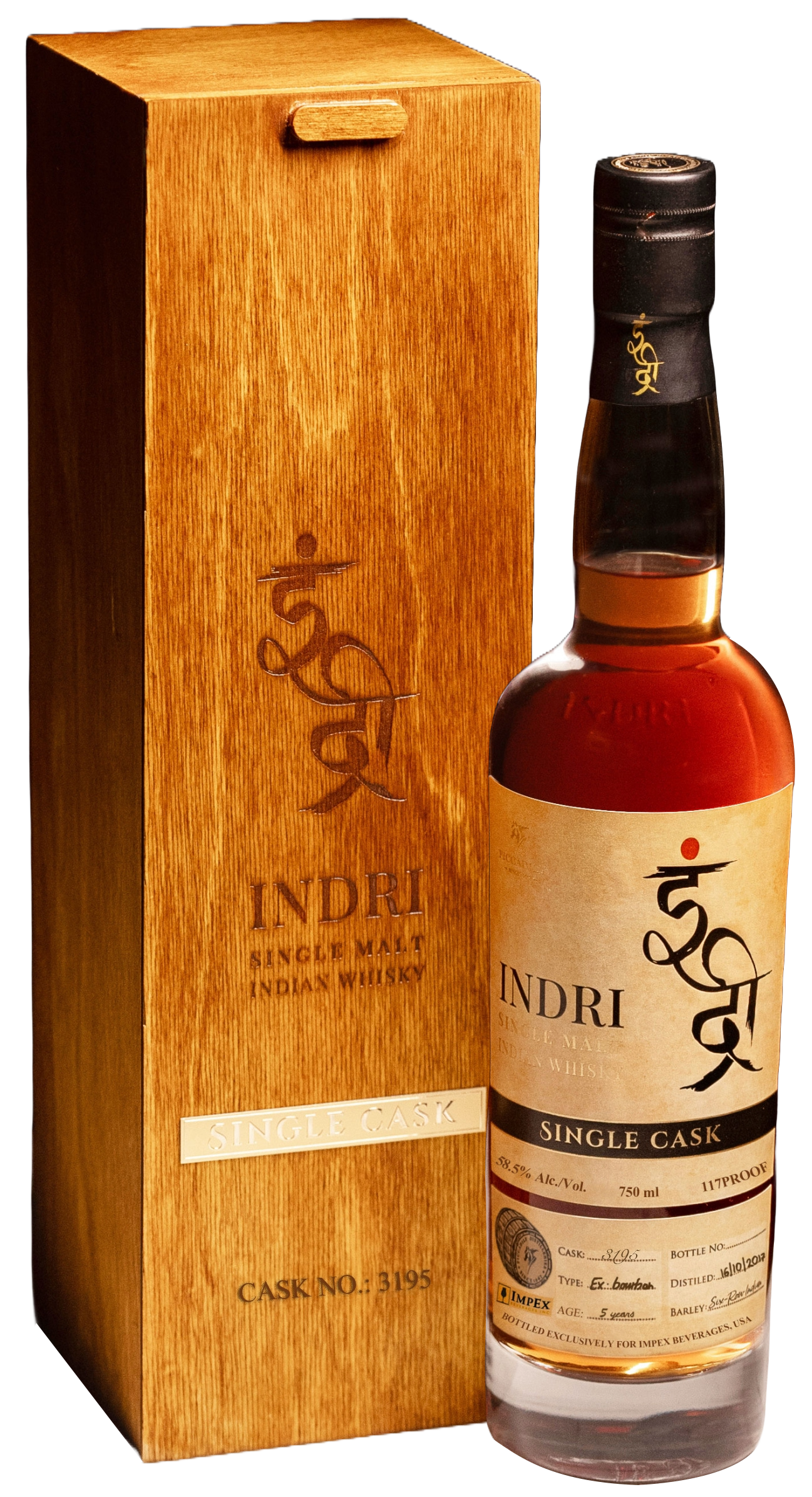 Indri Trini Indian Single Malt Whisky