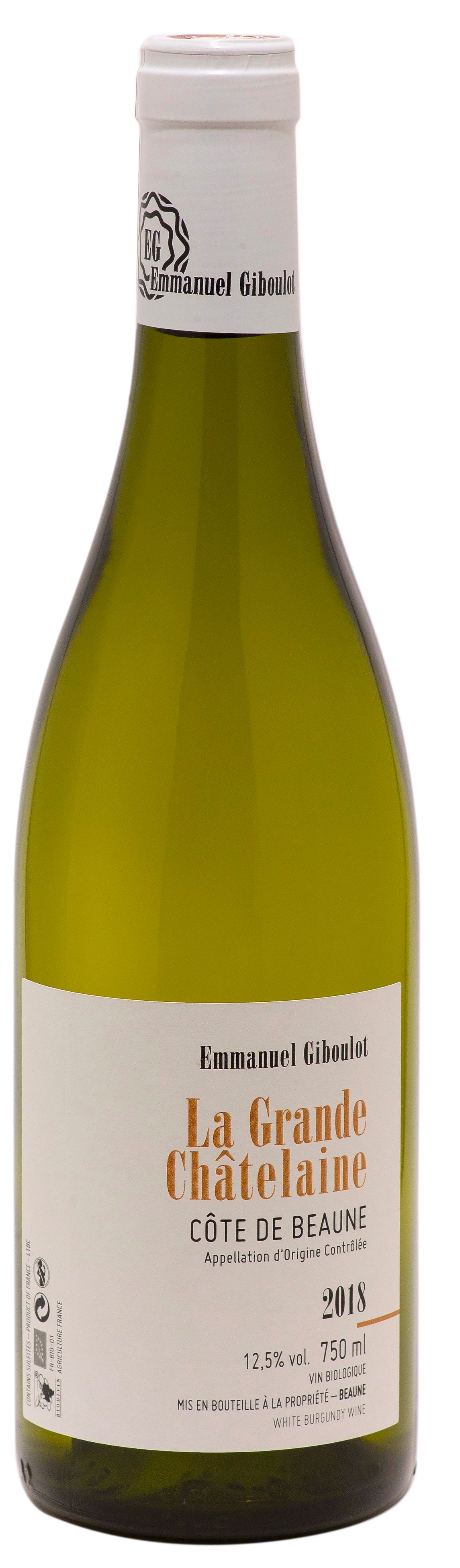 La Grand Chatelaine Cotes de Beaune White 2015