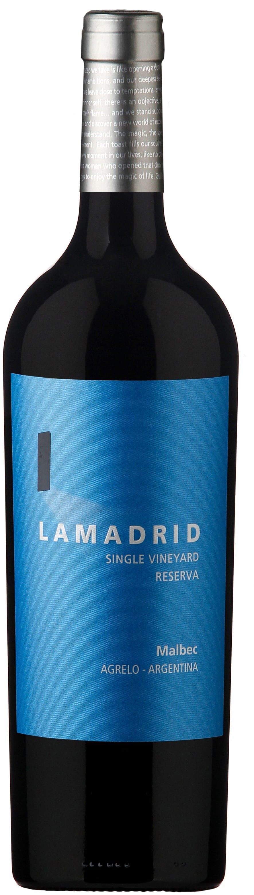 Lamadrid Estate Wines Malbec Single Vineyard Agrelo 2019 (Case only)