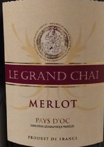 Le Grand Chai Pays d'Oc Merlot Grand Reserve Kosher for Passover 2017