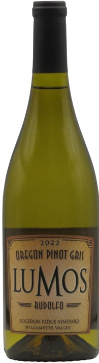 Lumos Pinot Gris 'Rudolfo' Willamette Valley 2022 2022