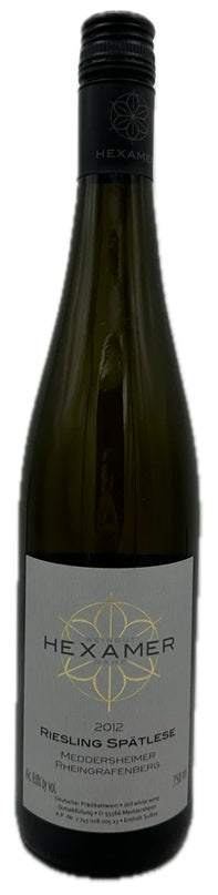 Meddersheimer Rheingrafenberg Riesling Spatlese, Hexamer 2012