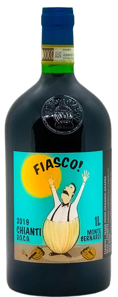 Monte Bernardi "Fiasco" Chianti DOCG 2019 6x1L 2019 (Case only)