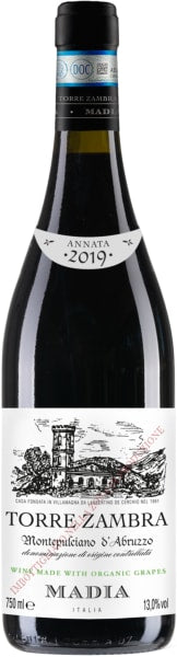 TORRE ZAMBRA MADIA ORGANIC MONTEPULCIANO D'ABRUZZO 2019 (Case only)