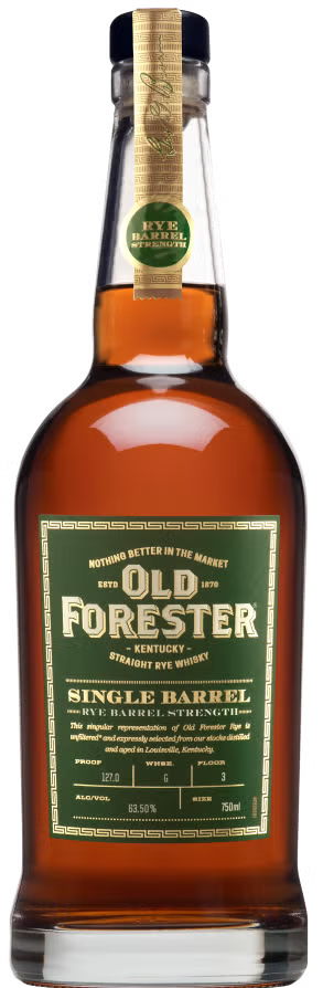Old Forester Single Barrel Rye Barrel Proof