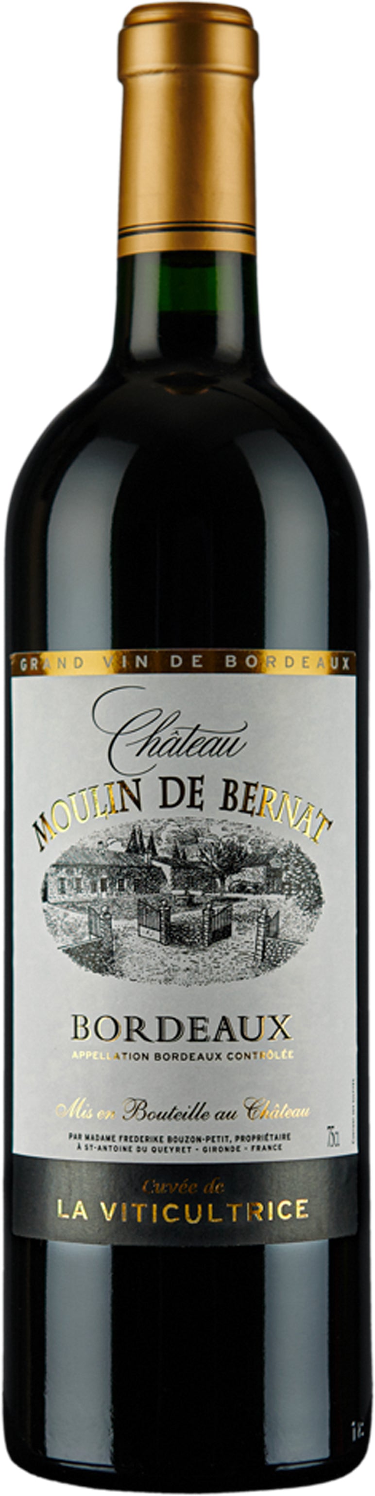 Chateau Moulin De Bernat Cuvee De La Viticultrice 2019 (Case Only)