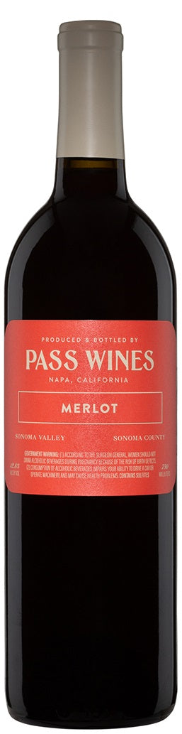 Pass Wines Sonoma Merlot 2018 750-12 2018